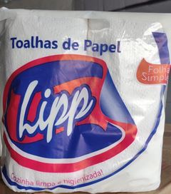 PAPEL TOALHA LIPP 2X160FOLHAS