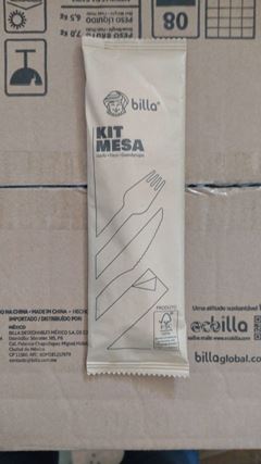KITE MESA DESCARTAVEL BILLA C/3 PEÇAS