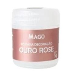 MAGO PO P/DECORACAO OURO ROSE 5G C/01UN