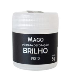 MAGO PO P/DECORACAO PRETO 5G C/01UN