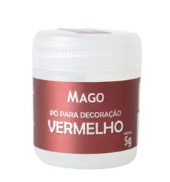 MAGO PO P/DECORACAO VERMELHO 5G C/01UN
