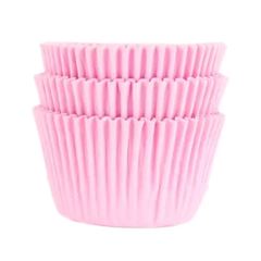 MAGO FORMINHA PARA CUPCAKE GREASY, ROSA BEBE, Nº 0, PACOTE COM 45 UNIDADES