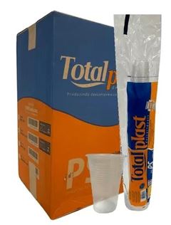 COPO TOTALPLAST 250ML TRANSPARENTE CAIXA COM 20 PACOTES DE 50 UNIDADES
