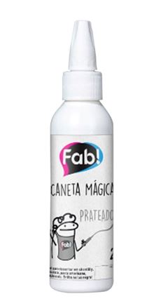 FAB CANETA GEL PRATEADO 60G