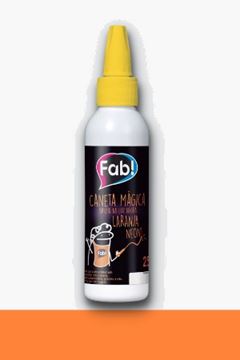 FAB CANETA GEL LARANJA NEON 60G
