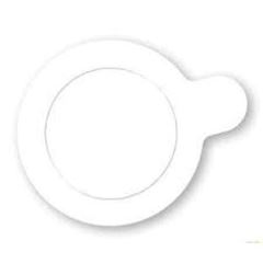 BASE DOCE REDONDA BRANCA 10CM 25X20