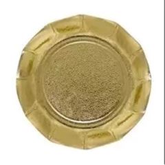 BASE D BORDA 10CM OURO 25X20