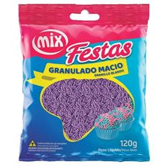 MIX CONFEITO GRANULADO MACIO ROXO 120G