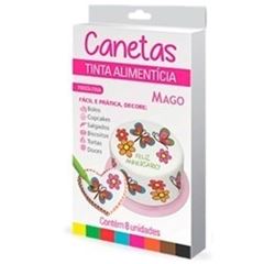 MAGO CANETA DECORACAO PONTA FINA 8UNID