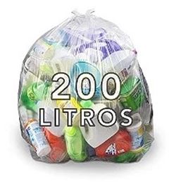 SACO LIXO 85X95  TRANSPARENTE 200L