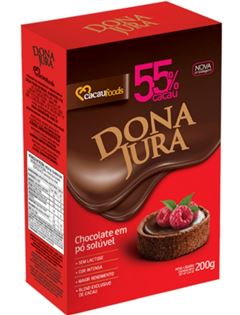 CHOC PO SOLUVEL 55% DONA JURA 200G