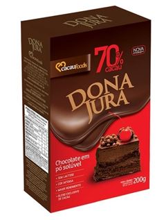 CHOCOLATE EM PO 70% DONA JURA 200G
