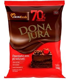CHOCOLATE EM PO 70% DONA JURA 500G