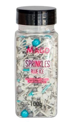 MAGO SPRINKLES CONFEITO BLUE ICE 100G