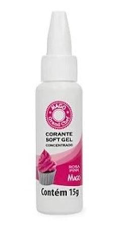 MAGO CORANTE SOFT GEL ROSA CHICLETE 15G