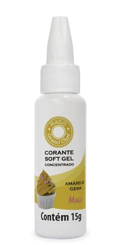 MAGO CORANTE SOFT GEL AMARELO GEMA 15G