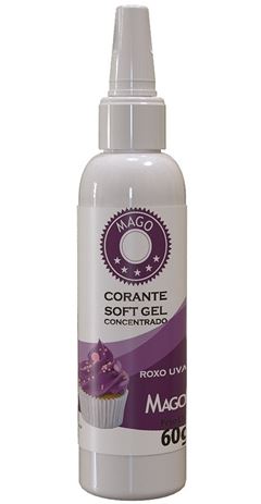 MAGO CORANTE SOFT GEL ROXO UVA 60G