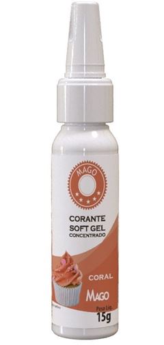 MAGO CORANTE SOFT GEL CORAL 15G
