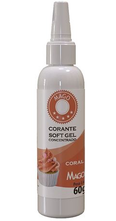 MAGO CORANTE SOFT GEL CORAL 60G