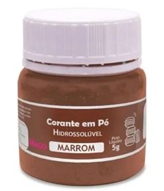 MAGO CORANTE PO HIDROSSOLUVE MARROM 5G