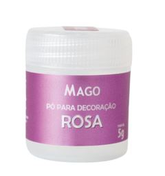 MAGO PO P/DECORACAO ROSA 5G C/01UN