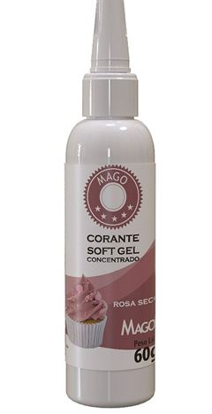 MAGO CORANTE SOFT GEL ROSA SECO 60G