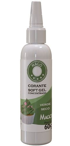 MAGO CORANTE SOFT GEL VERDE SECO 60G