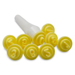 BLUESTAR KIT CARIMBOS NUMERO AMARELO 1UN