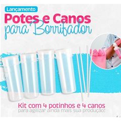 BLUESTAR KIT POTES CANOS P/BORRIFADOR 