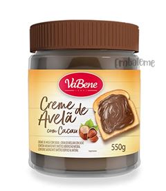 VABENE CREME DE AVELA COM CACAU 550G