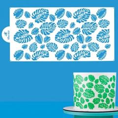 BLUESTAR STENCIL FOLHAS COSTELA DE ADAO