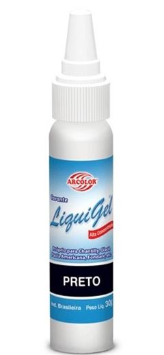 ARC CORANTE LIQUIGEL  PRETO 30G