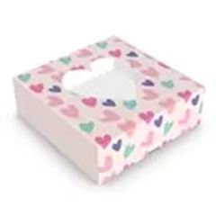 CAIXA C/VISOR (12 DOCES) AMOR EM CORES