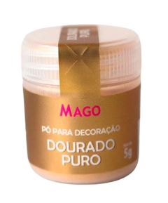 MAGO PO P/DECORACAO DOURADO PURO 5G C/01UN