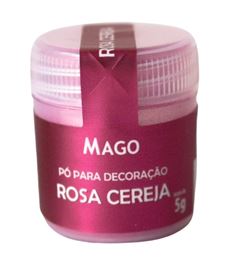 MAGO PO P/DECORACAO ROSA CEREJA 5G C/01UN