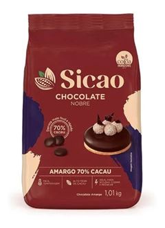CHOCOLATE AMARGO NOBRE 70% SICAO 1,01KG