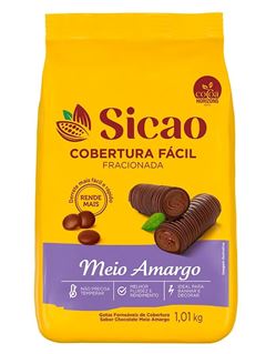 COBERTURA FACIL MEIO AMARGO SICAO 1,01KG