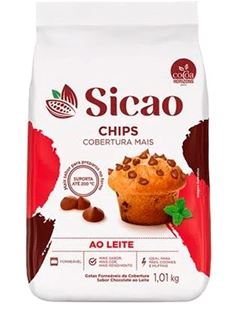 COBERTURA CHIPS AO LEITE SICAO 1,01KG