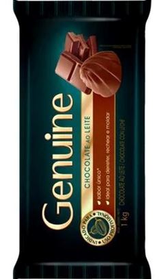 CHOCOLATE AO LEITE GENUINE 1KG