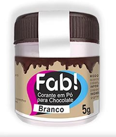 FAB CORANTE EM PO P/CHOC BRANCO 5G