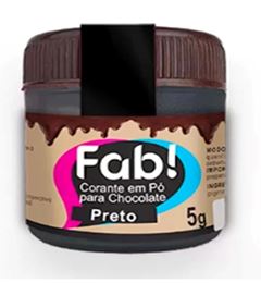 FAB CORANTE EM PO P/CHOC PRETO 5G