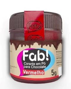 FAB CORANTE EM PO P/CHOC VERMELHO 5G