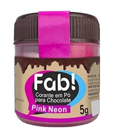 FAB CORANTE EM PO P/CHOC PINK NEON 5G