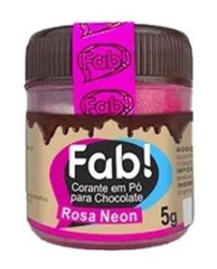 FAB CORANTE EM PO P/CHOC ROSA NEON 5G