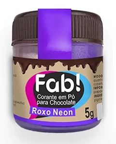 FAB CORANTE EM PO P/CHOC ROXO NEON 5G