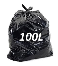 SACO DE LIXO PRETO 100L C/100UN