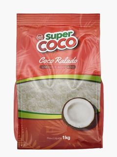 COCO RALADO UMIDO/ADOCADO SUPERCOCO 1KG