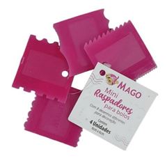 MAGO JOGO MINI RASPADORES ROSA 4UN