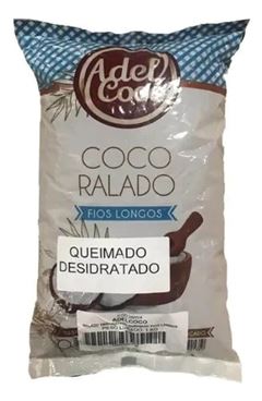 COCO RALADO FIOS LONGOS QUEIMADO ADEL1KG