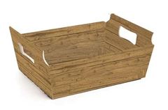 CROMUS CESTA CARTAO MADEIRA NATURAL G
